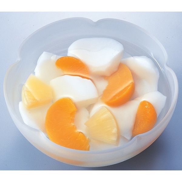 清水食品 こだわり製法 杏仁豆腐 フルーツ入 1個 缶詰 - アスクル