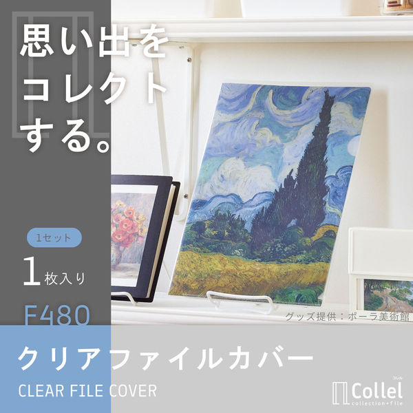 リヒトラブ リヒト Collel クリアファイルカバー ファイル 保存
