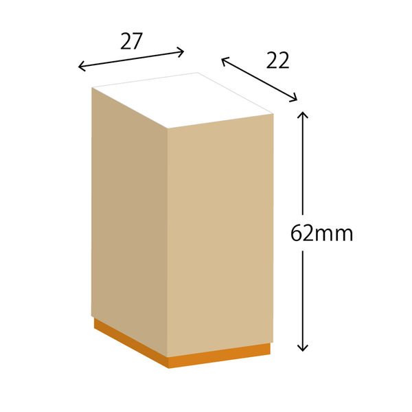 ゴム印 料金後納郵便（四角） A148 1個（直送品） - アスクル
