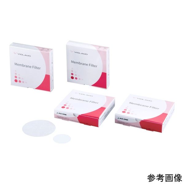⭐️メンブレンフィルター 親水性PTFE 直径47mm 孔径0.22µm 100枚 4-912-02 メンブレンフィルター（親水性PTFEタイプ） 孔径0.5μm