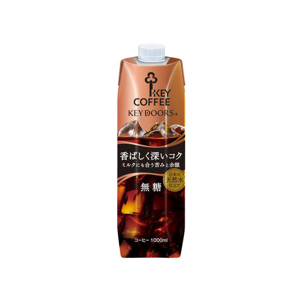 キーコーヒー KEY DOORS+ リキッドコーヒー 香ばしく深いコク 無
