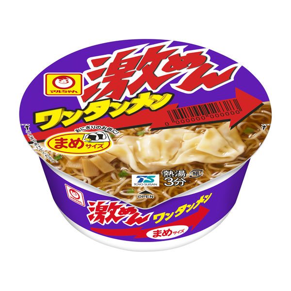 まめ激めんワンタンメン37g 1セット（1個×6） 東洋水産 - アスクル