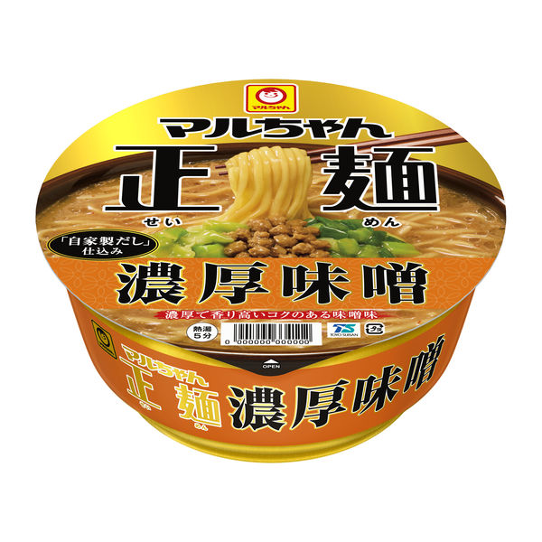 マルちゃん正麺 カップ 濃厚味噌133g 1セット（1個×12） 東洋