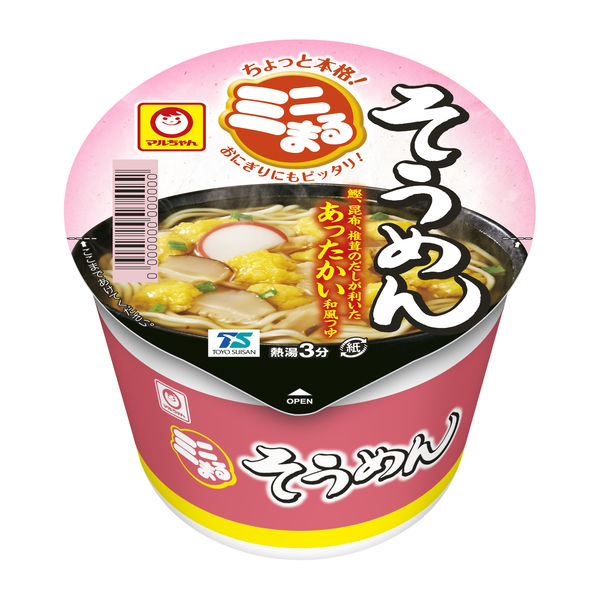 ミニまる そうめん37g 1セット（1個×12） 東洋水産 - アスクル