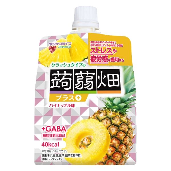 クラッシュタイプの蒟蒻畑プラス パイナップル味 150g 6個