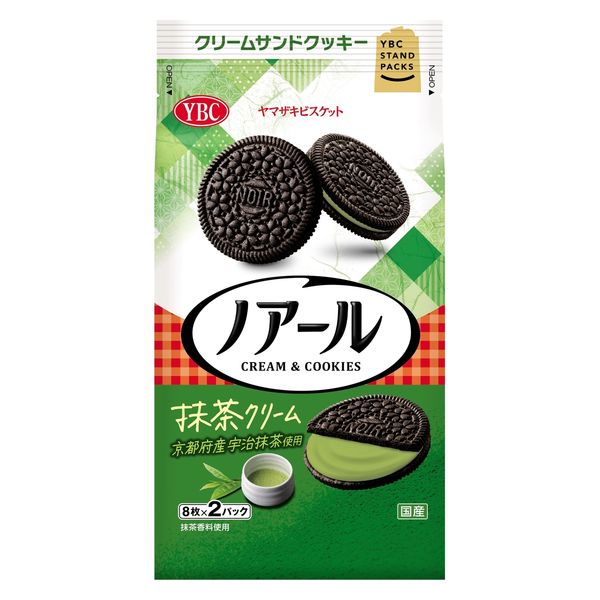 ノアール 抹茶クリーム 16枚入 6個 ヤマザキビスケット クッキー