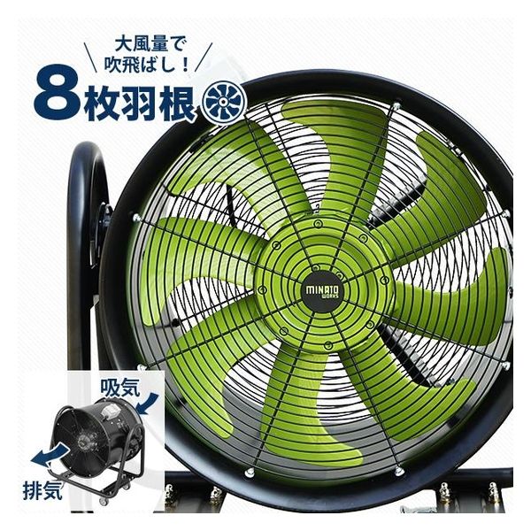 ミナト電機工業 低騒音型 大型送排風機 ダクトファン MDF-501B ミナト電機工業 低騒音型 大型送排風機 ダクトファン MDF-501B