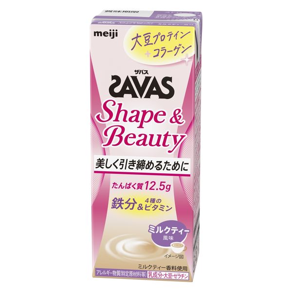 ザバス（SAVAS）Shape＆Beauty ミルクティー風味 48本 明治