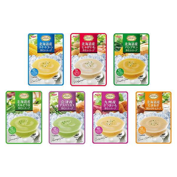 食品激安詰め合わせ！シェフズリザーブ冷たいスープ42食セット&カルピス24本 エスエスケイフーズ SSK シェフズリザーブ 冷たいスープ 160g 6