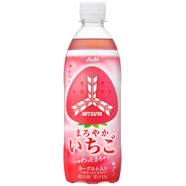 アサヒ飲料 三ツ矢 まろやかいちご 500ml×24本 PET (炭酸飲料