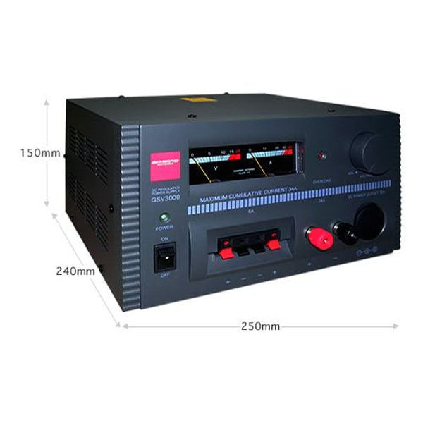 M5300 第一電波工業 リニアシリーズ型直流安定化電源 GSV3000 第一電波工業 リニアシリーズ型直流安定化電源 GSV3000 1個