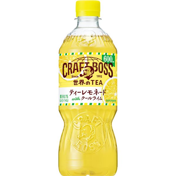 CRAFT BOSS レモンティー 600ml SU. ｸﾗﾌﾄﾎﾞｽ ﾚﾓﾝﾃｨｰ 600 P冷凍兼用｜酒類・飲料・加工食品
