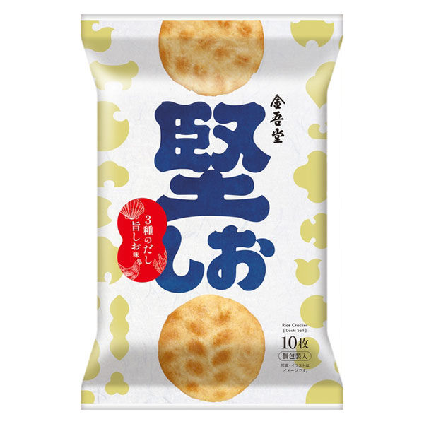 せんべい 煎餅 堅しお 10枚入 12袋 個包装 お配り金吾堂製菓