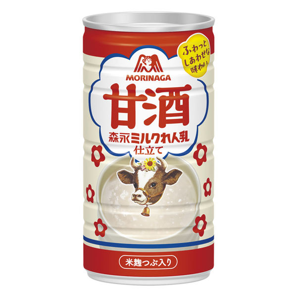 森永製菓 甘酒＜森永ミルクれん乳仕立て＞185g 1セット（6缶