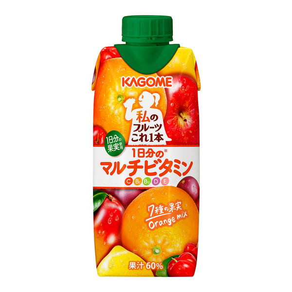 カゴメ 私のフルーツこれ一本 1日分のマルチビタミン 330ml 1箱