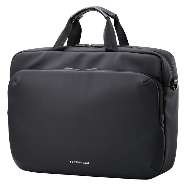 ビジネスバッグ ブリーフケース 2way カバン スリム 衝撃吸収 ブラック