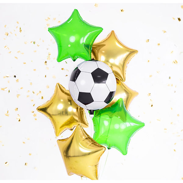 宝興産 サッカーボールデザインバルーン フィルム風船 210300002