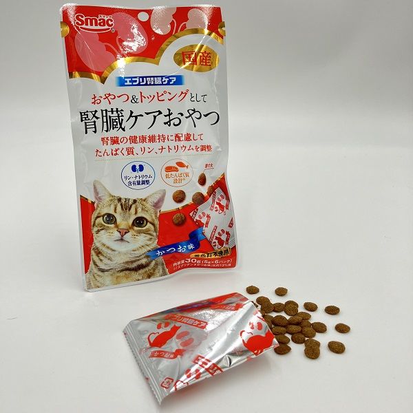エブリ腎臓ケア おやつ かつお味 国産 30g（5g×6パック）1袋