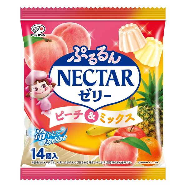 ゼリー 個包装 ネクターゼリー ピーチ＆ミックス 14個入 3袋