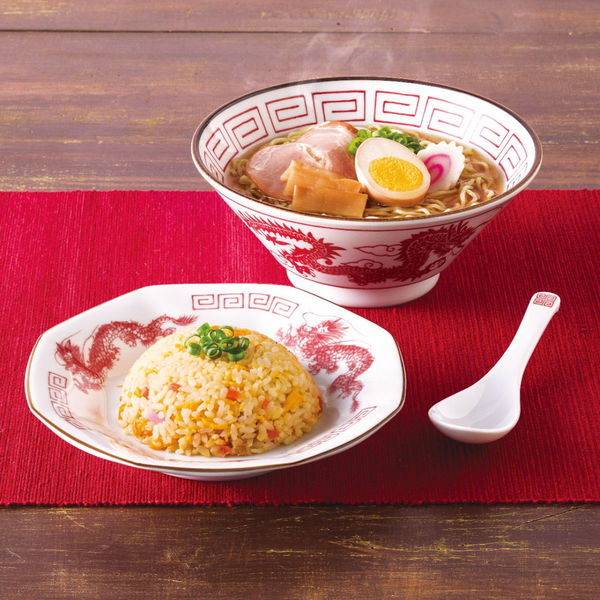 マルサン近藤 レトロ中華 ラーメンチャーハン 赤 04936(赤) 1個（直送