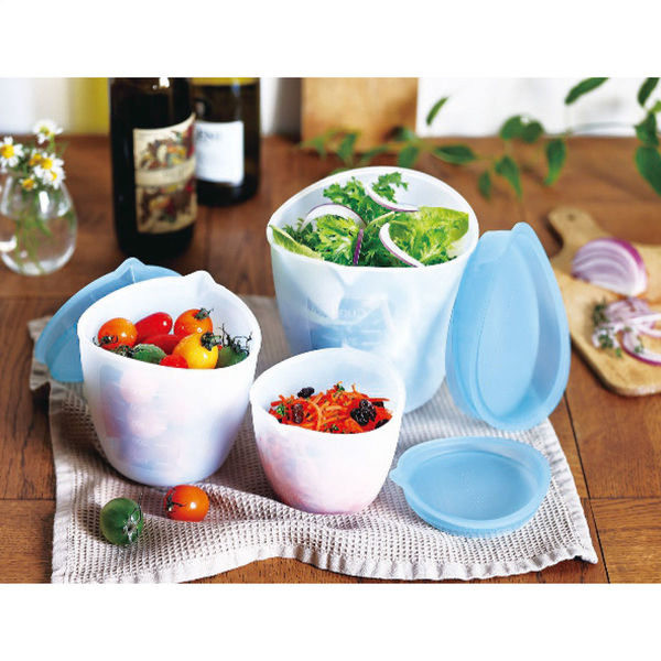D&S シリコンマルチボウル3個セット DS.4280 1個（直送品） - アスクル
