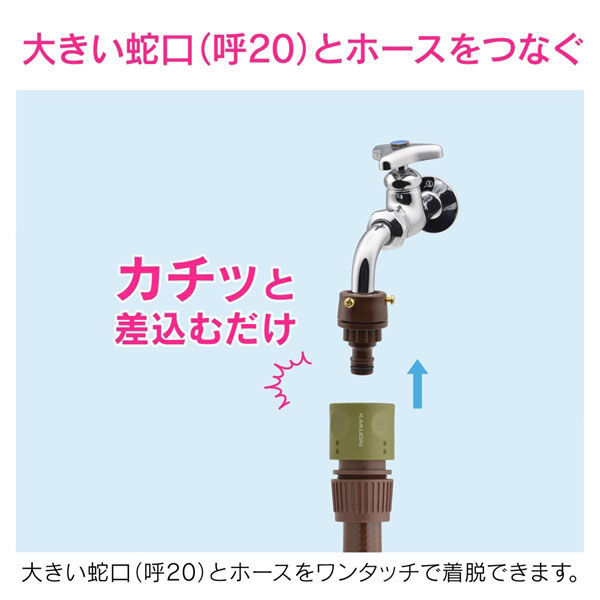 カクダイ 大きい蛇口用万能口金セット GA-QA072 1セット（直送品