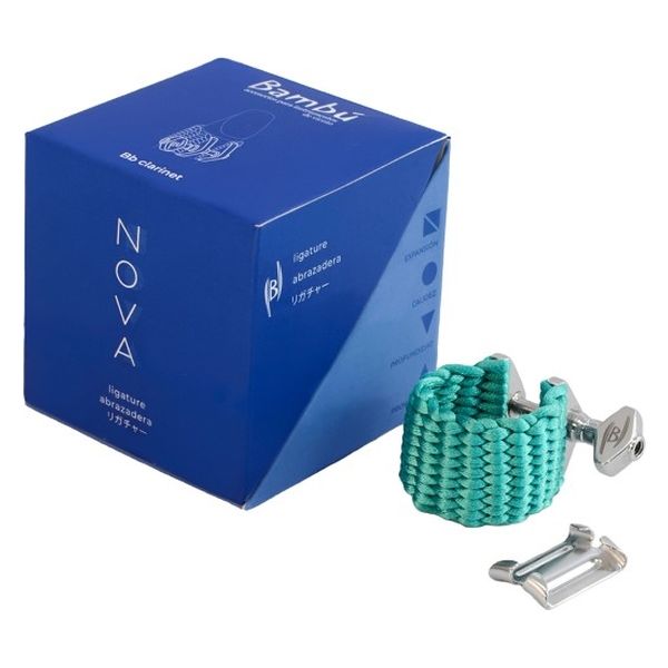 クラリネット　リガチャー　bamboo nova Bambu NC06 Silver リガチャー NOVA B♭クラリネット用
