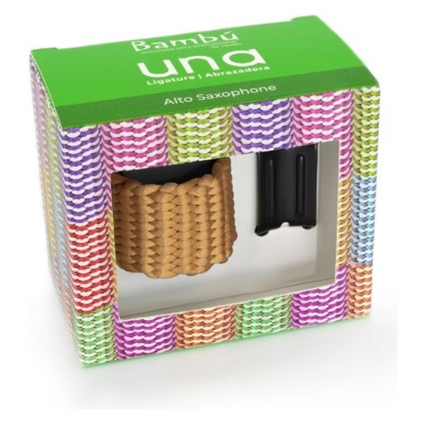 メーカー 一覧 Bambu アルトサクソフォン用 1個 UA08 ゴールド UNA リガチャー 管・吹奏楽器アクセサリ