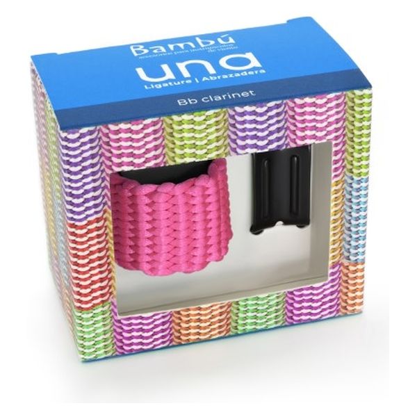 Bambu Bb クラリネット用 リガチャー UNA ピンク UC03 1個（直送