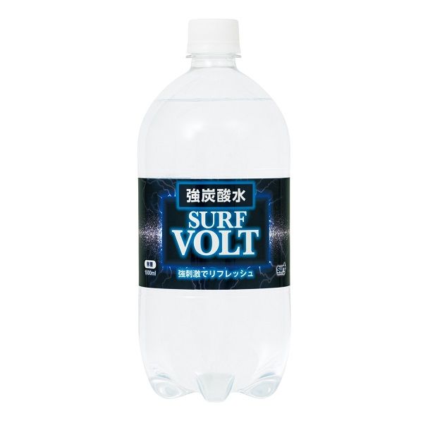 サーフビバレッジ VOLT 強炭酸水 1L 1箱（12本入） - アスクル