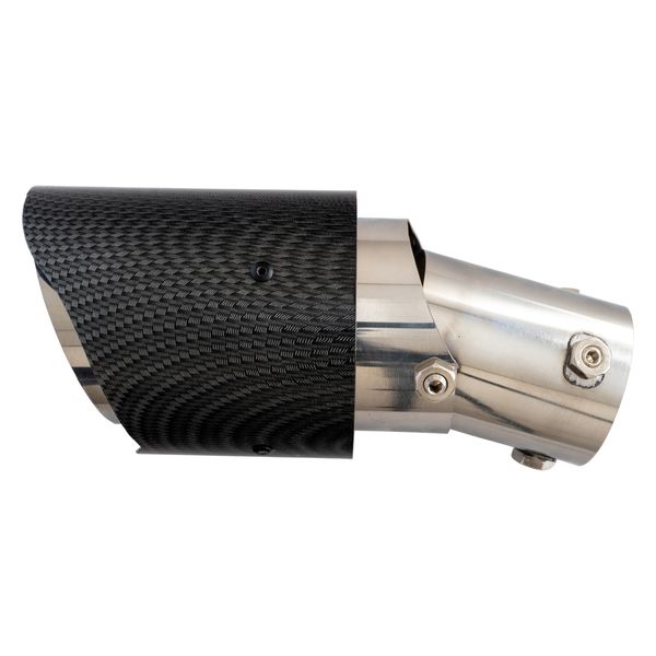 向島自動車用品製作所 カー用品 マフラーカッターシングル カーボン調