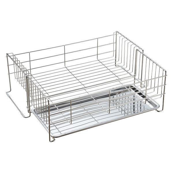 和平フレイズ 燕三 シンクに渡せる伸縮式水切りかご(トレー付