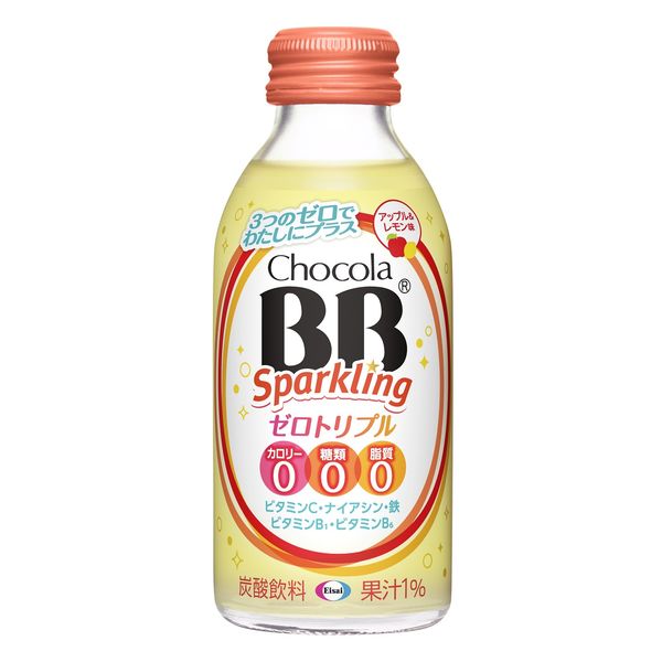 新作ウエア チョコラBBスパークリングゼロトリプル 140ml エーザイ 12本 焼酎
