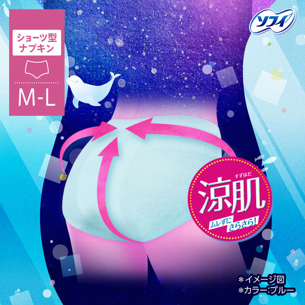 ナプキン ショーツ型ナプキン Sofy ソフィ超熟睡ショーツ涼肌 ML