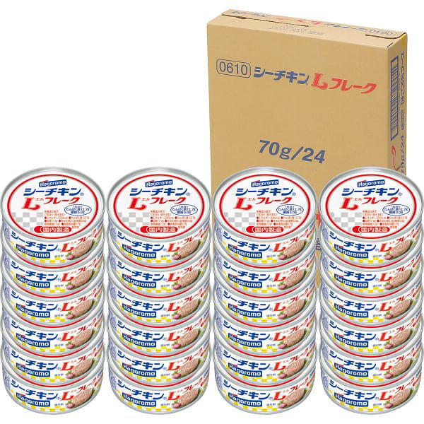 シャディ はごろも シーチキンLフレーク70g(24缶) 25-0072-085 1箱
