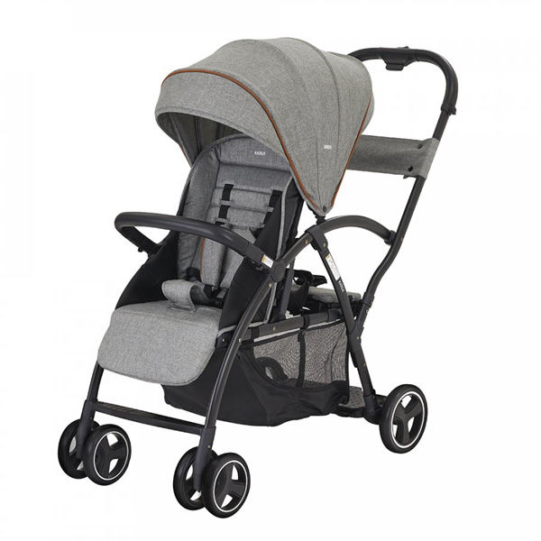 KATOJI 折りたたみベビーカー グレー カトージ ベビーカー 2-Seater next (グレー) 41447 1台（直送品