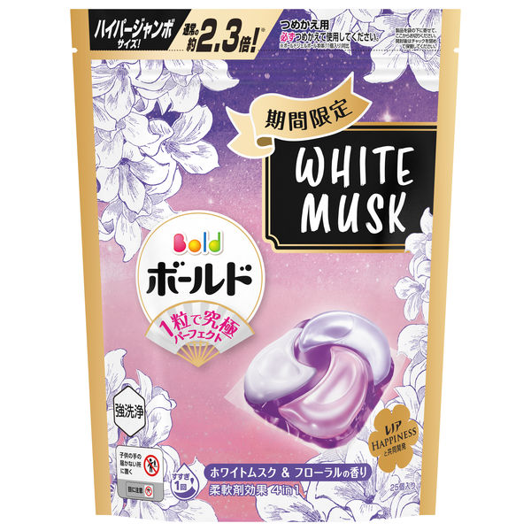 ボールド ジェルボール 4in1 ホワイトムスク＆フローラル
