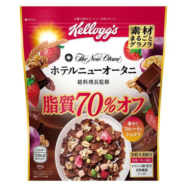 素材まるごとグラノラ 脂質70%オフ 華やぐフルーティショコラ 380g 6袋