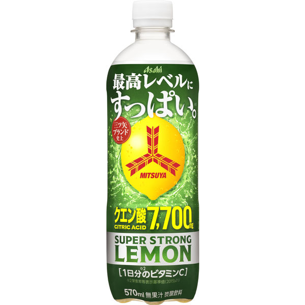 アサヒ飲料 三ツ矢スーパーストロングレモン 570ml 1セット（48本