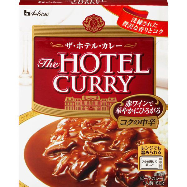 50箱!!箱ごとレンジでチン出来る　ハウス　レトルトカレー　詰め合わせ セット品 ハウス食品 ザ・ホテル・カレー 中辛 2種×各3個 1セット