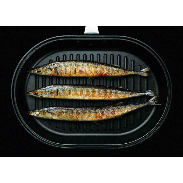 Amazon | yETO グリルパン 鉄鋳物 32x30x2cm 魚焼き グリル