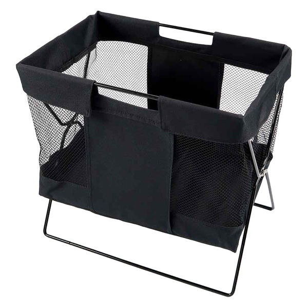 ★新品同様☆最終値下げ！ブラック メッシュバスケット付き サワフジ 手荷物入れ 手荷物収納ボックス メッシュバスケット 小