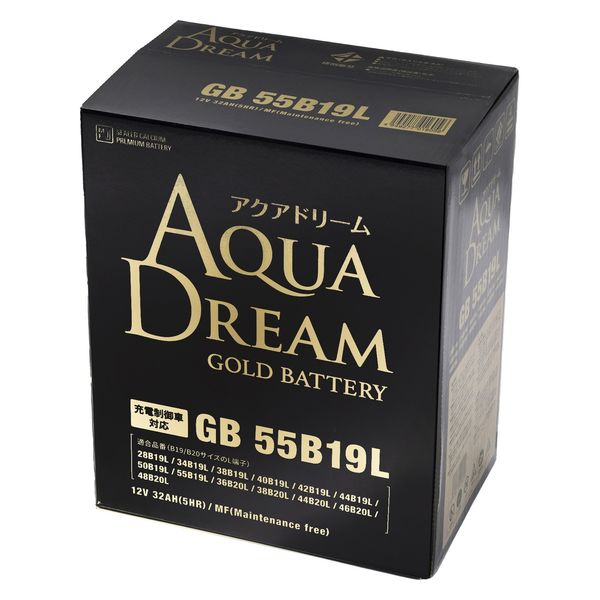 AQUA DREAM 国産車 充電制御車対応バッテリー GOLD BATTERY GB