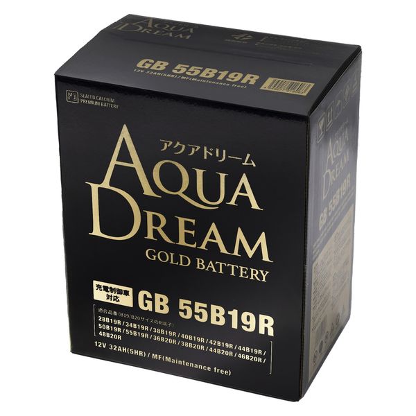 アクアドリーム 国産車 充電制御車対応バッテリー GOLD BATTERY GB