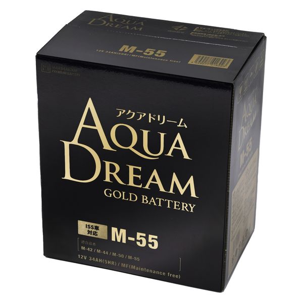 アクアドリーム 国産車 アイドリングストップ車対応バッテリー GOLD