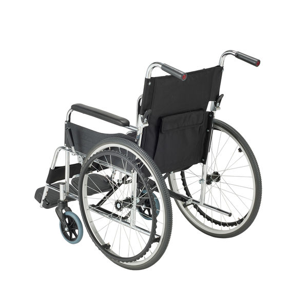 マキテック 車椅子 自走式 背固定 折りたたみ 車いす ノーパンク
