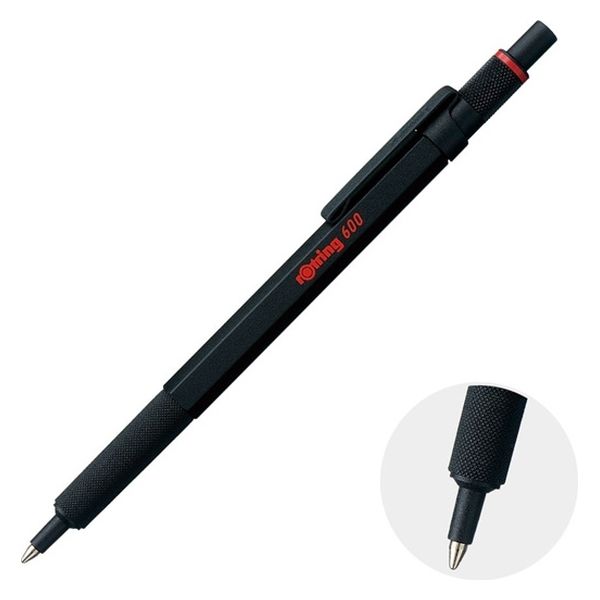 ロットリング 製図用600 ボールペン ブラック 2032577 4895151500037 1