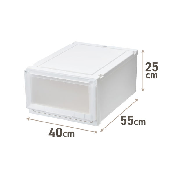 引き出し収納】 天馬 フィッツケース アドバンス 55ー40Mホワイト