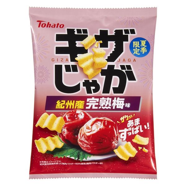 ポテトスナック スナック菓子 ギザじゃが 完熟梅味 53g 1セット
