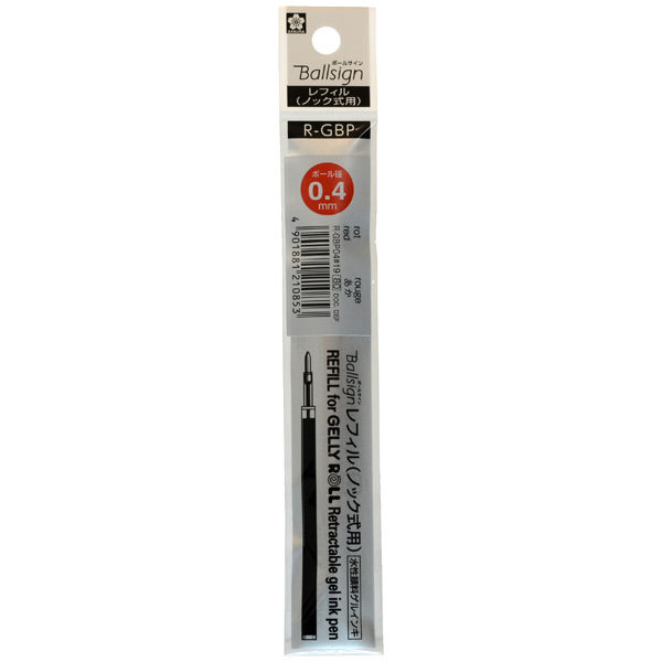 サクラクレパス ボールサインノック用レフィル04 レッド R